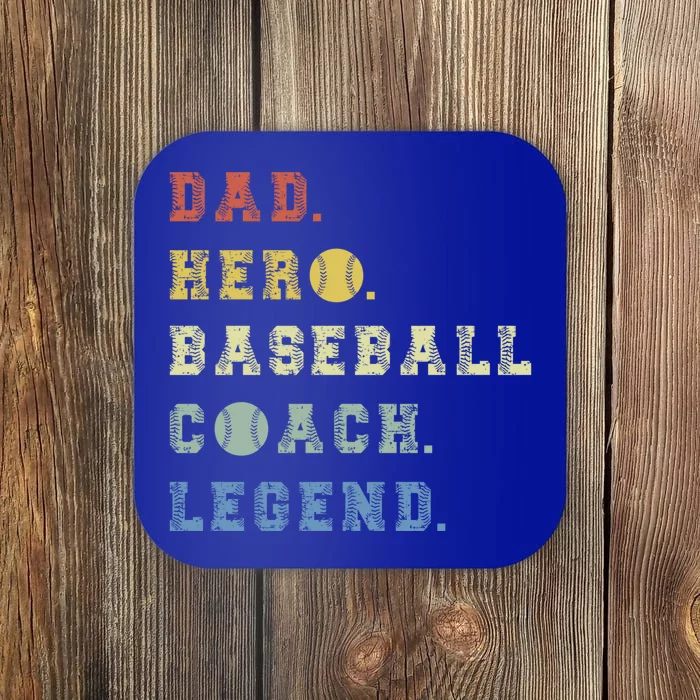 Baseball Coach Dad Gift Coaster