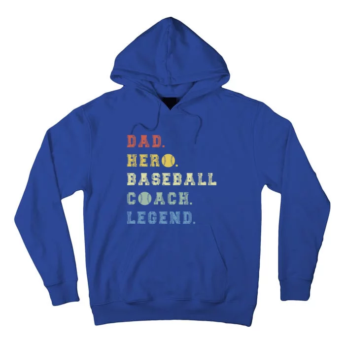 Baseball Coach Dad Gift Tall Hoodie