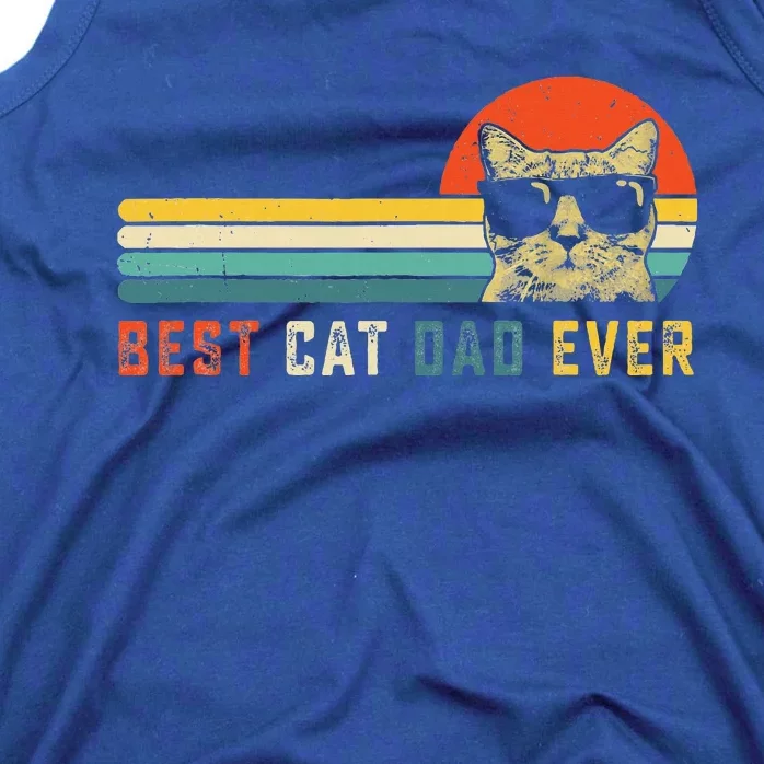 Best Cat Dad Ever FatherS Day Tank Top