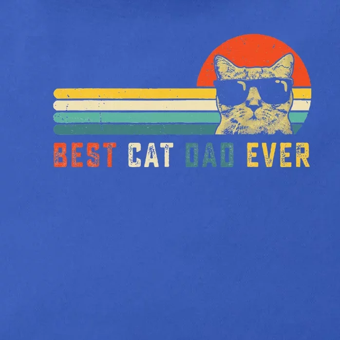 Best Cat Dad Ever FatherS Day Zip Tote Bag