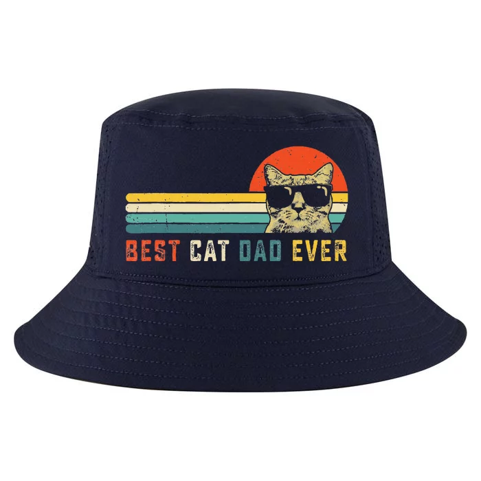 Best Cat Dad Ever FatherS Day Cool Comfort Performance Bucket Hat