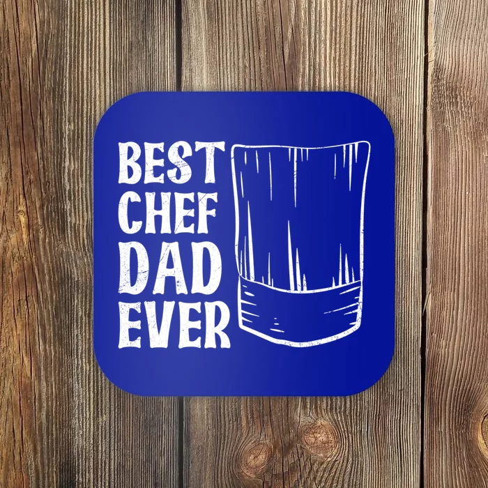 Best Chef Dad Ever Quote Chef Dad Gift Coaster