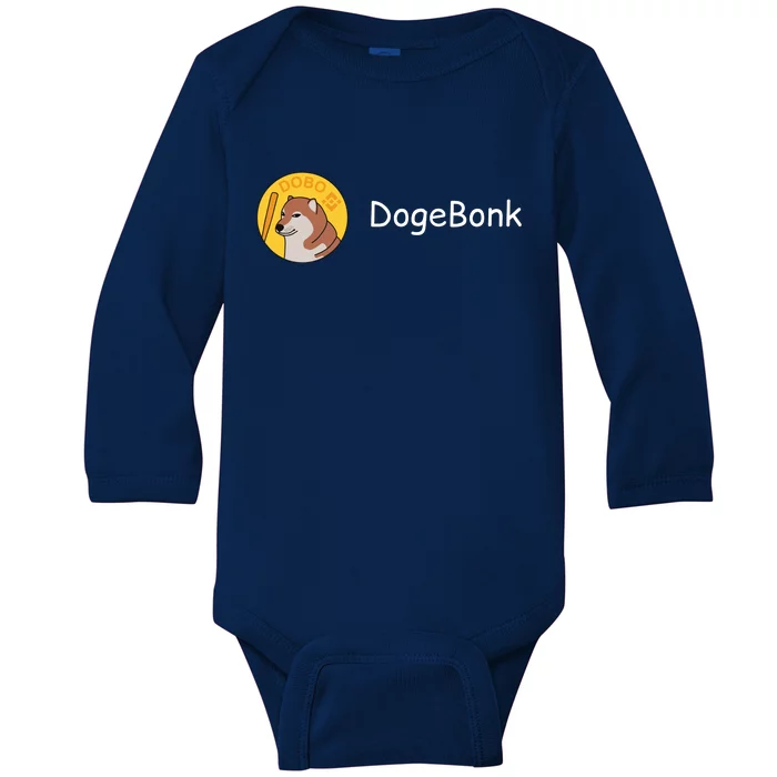 Bonk Coin Dogebonk Solona Baby Long Sleeve Bodysuit