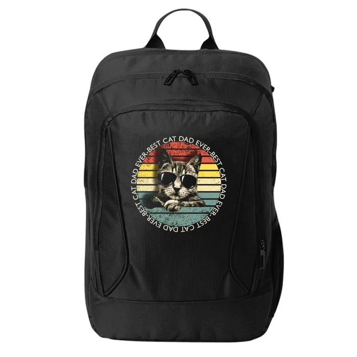 Best Cat Dad Ever Gift City Backpack