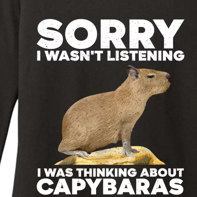 Best Capybara Design Pet Rodent Capybara Womens CVC Long Sleeve Shirt