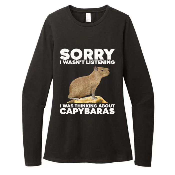 Best Capybara Design Pet Rodent Capybara Womens CVC Long Sleeve Shirt