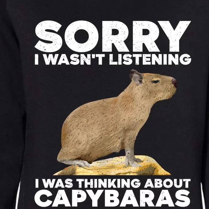 Best Capybara Design Pet Rodent Capybara Womens California Wash Sweatshirt