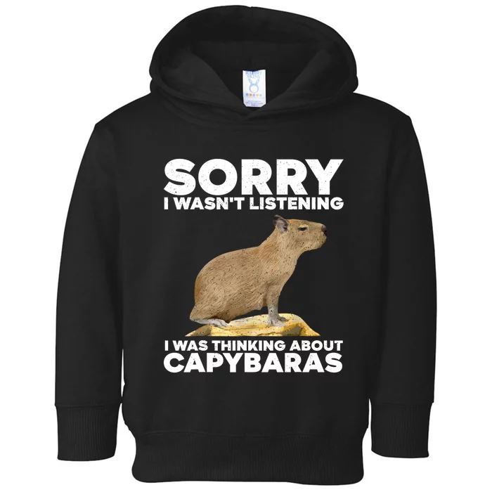 Best Capybara Design Pet Rodent Capybara Toddler Hoodie