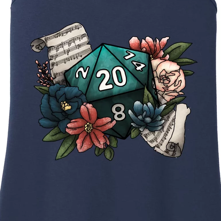 Bard Class D20 Tabletop Gaming Dice Ladies Essential Tank