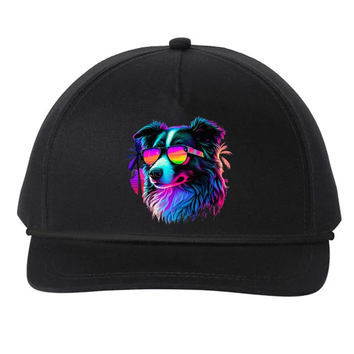 Border Collie Dogs Border Collies Snapback Five-Panel Rope Hat