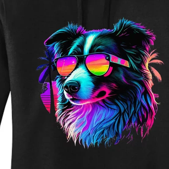 Border Collie Dogs Border Collies Women's Pullover Hoodie