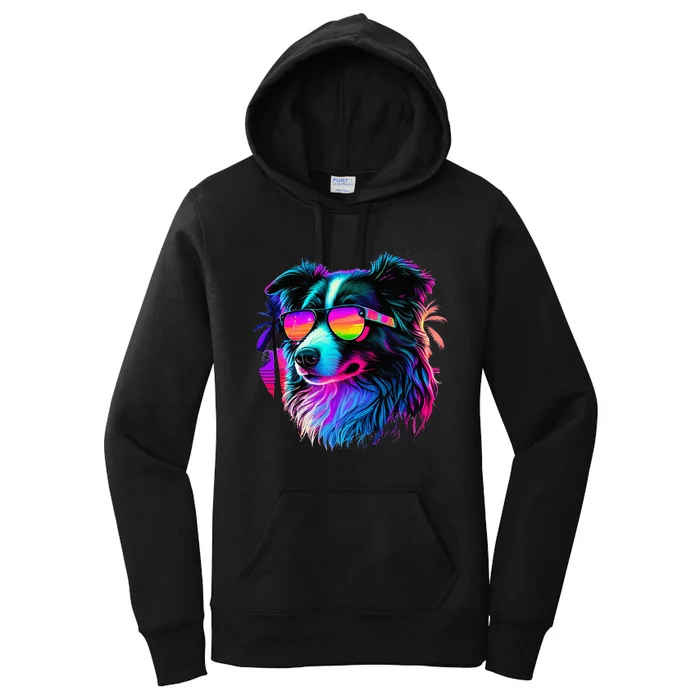 Border Collie Dogs Border Collies Women's Pullover Hoodie