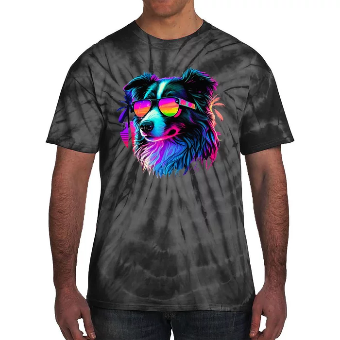 Border Collie Dogs Border Collies Tie-Dye T-Shirt