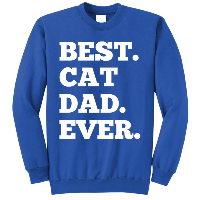 Best Cat Dad Ever Daddy Fathers Day Gift Sweatshirt