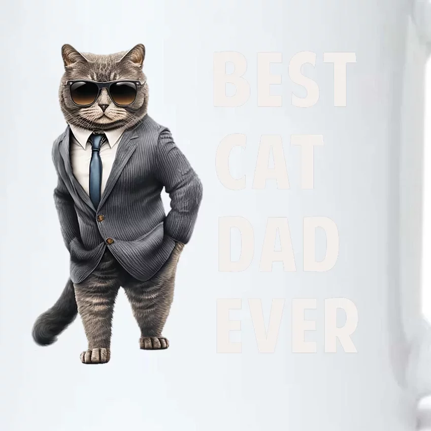 Best Cad Dad Ever Cool Father Cat Daddy Black Color Changing Mug