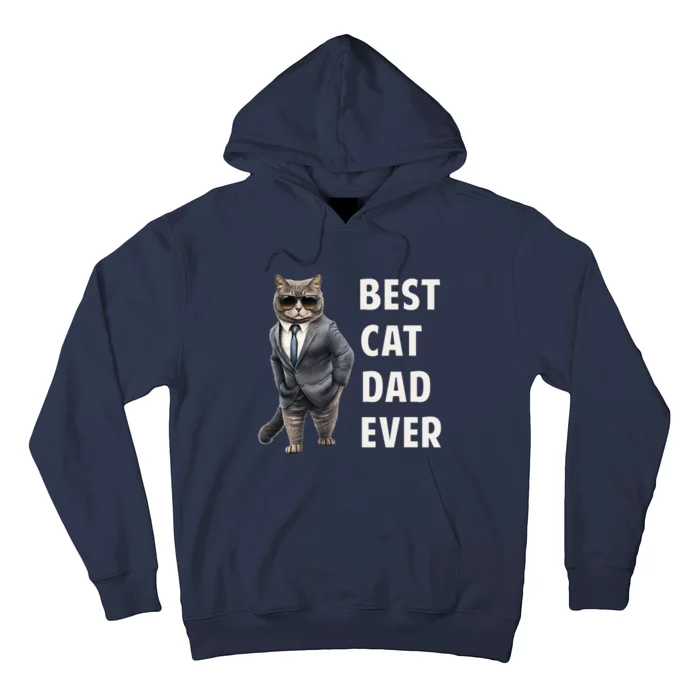 Best Cad Dad Ever Cool Father Cat Daddy Hoodie