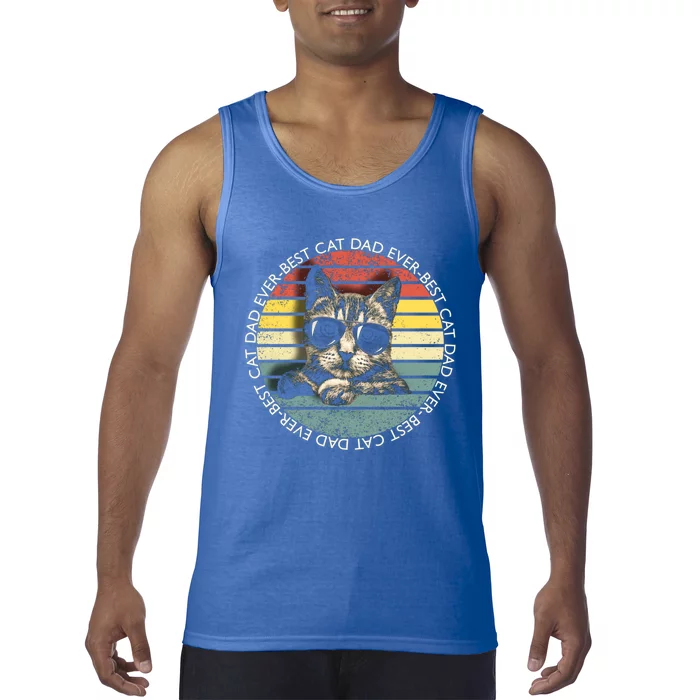 Best Cat Dad Ever Gift Tank Top