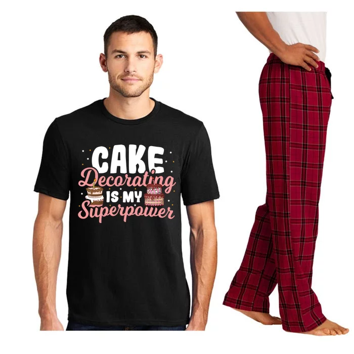 Baking Cake Decorating Is My Superpower Baker Cake Decorator Cool Gift Pajama Set