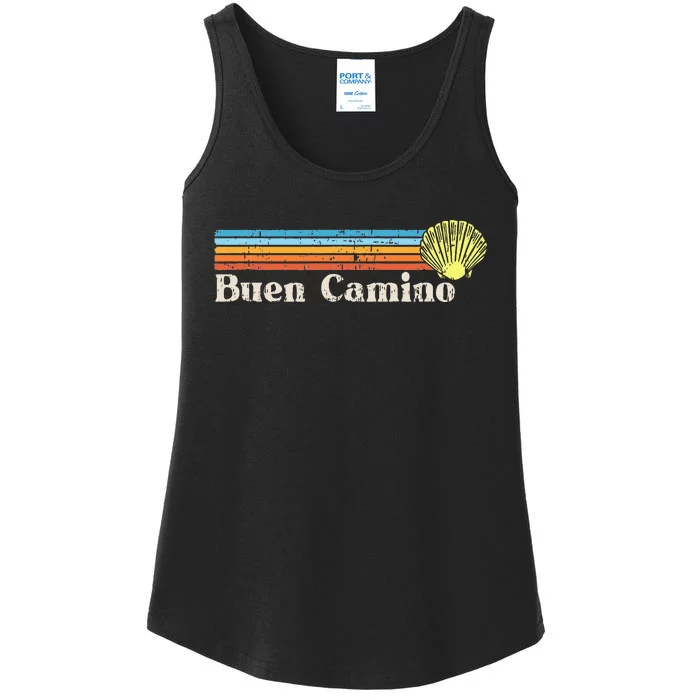 Buen Camino De Santiago De Compostela Ladies Essential Tank