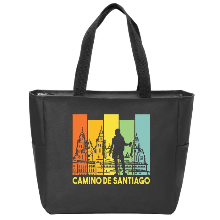 Buen Camino De Santiago De Compostela Zip Tote Bag