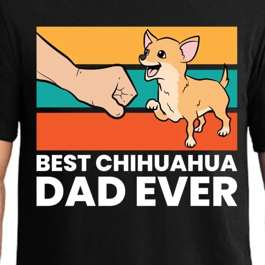 Best Chihuahua Dad Ever Cute Chihuahuas Gift Pajama Set