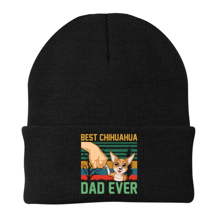 Best Chihuahua Dad Ever Knit Cap Winter Beanie