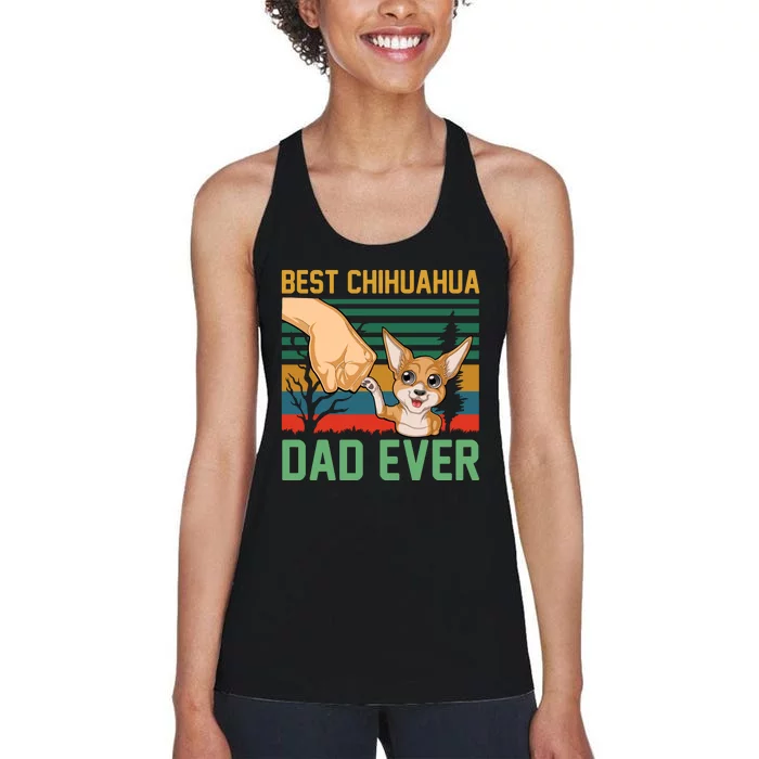 Best Chihuahua Dad Ever Women's Racerback Tank