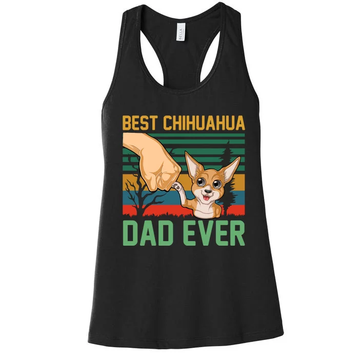 Best Chihuahua Dad Ever Women's Racerback Tank