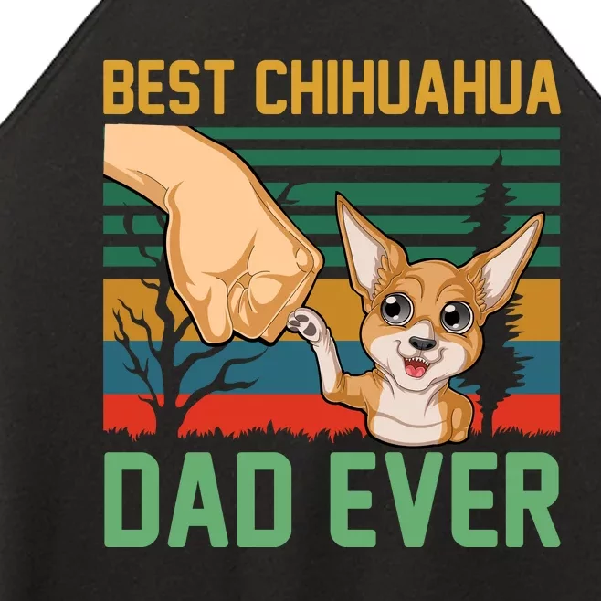 Best Chihuahua Dad Ever Women’s Perfect Tri Rocker Tank