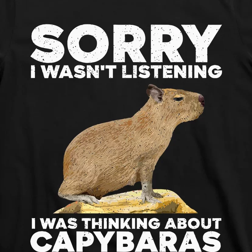 Best Capybara Design Pet Rodent Capybara T-Shirt