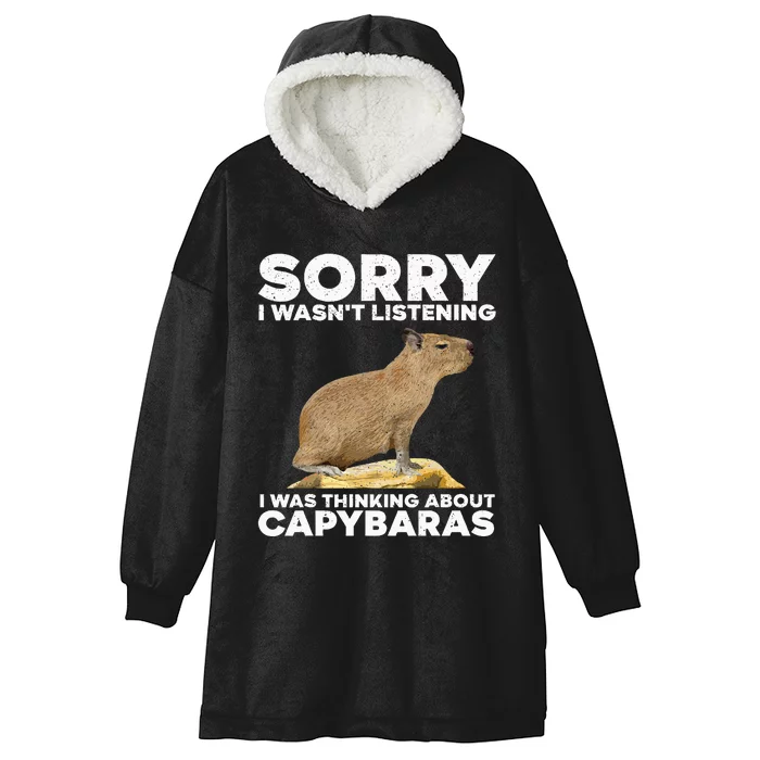 Best Capybara Design Pet Rodent Capybara Hooded Wearable Blanket