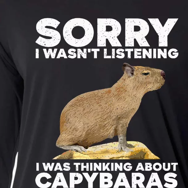 Best Capybara Design Pet Rodent Capybara Cooling Performance Long Sleeve Crew