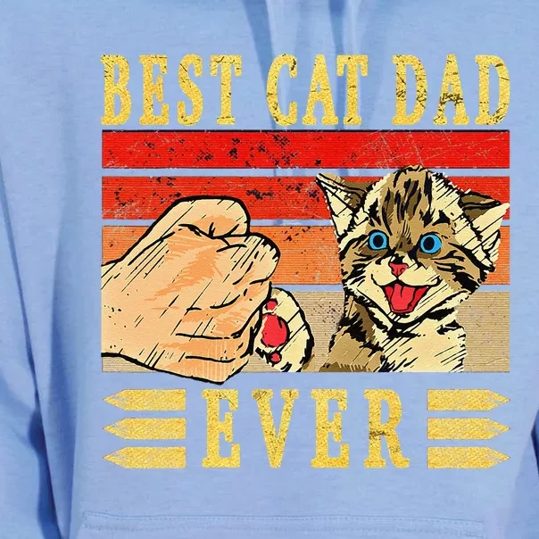 Best Cat Dad Ever Cat Dad Fathers Day Father Birthday Cat Unisex Surf Hoodie