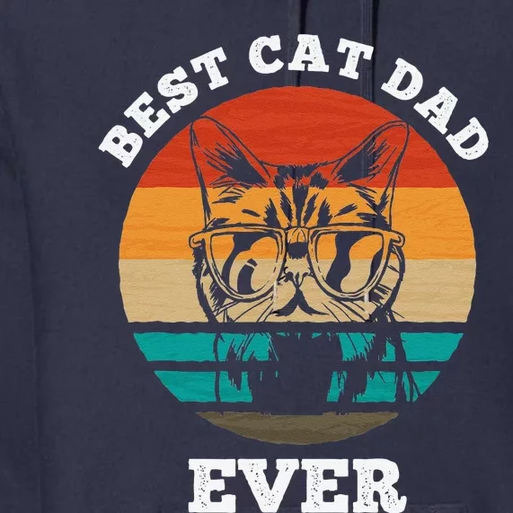 Best Cat Dad Ever Cat Daddy Father Day Gift & Birthday Gifts Premium Hoodie