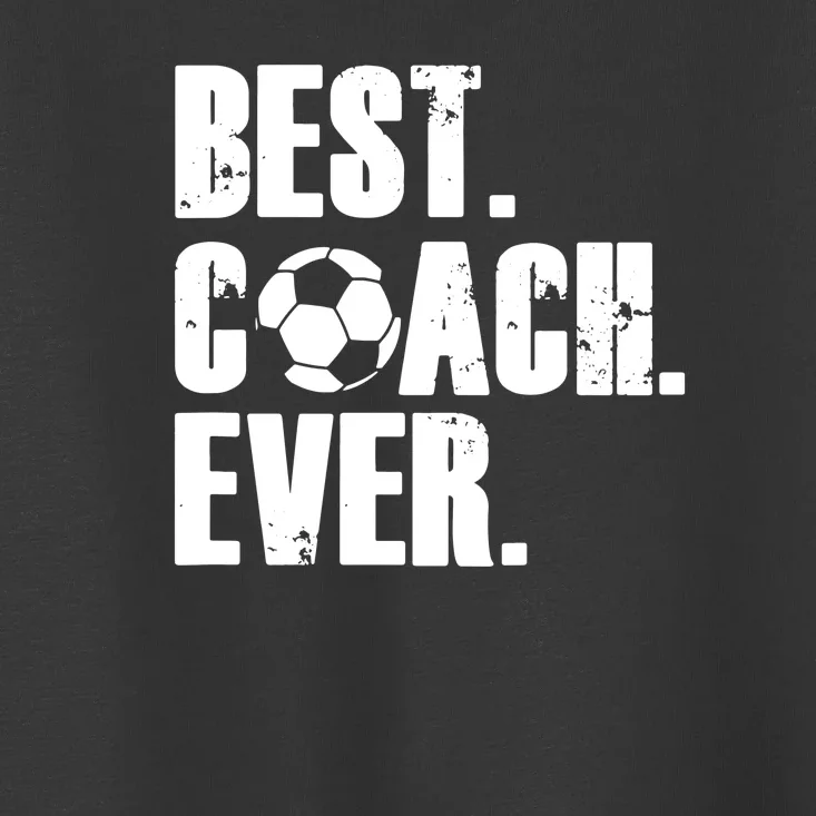 Best Coach Ever Soccer Coach Retro Toddler T-Shirt