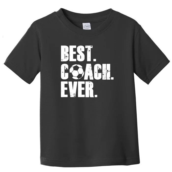 Best Coach Ever Soccer Coach Retro Toddler T-Shirt