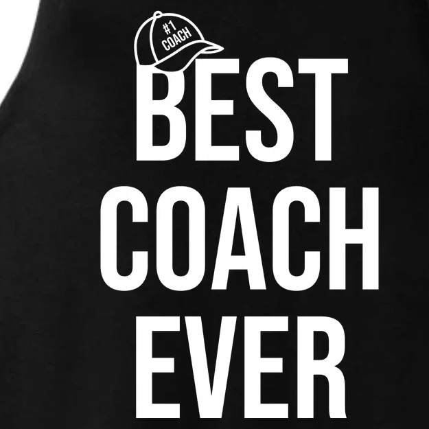 Best Coach Ever Sports Ladies Tri-Blend Wicking Tank