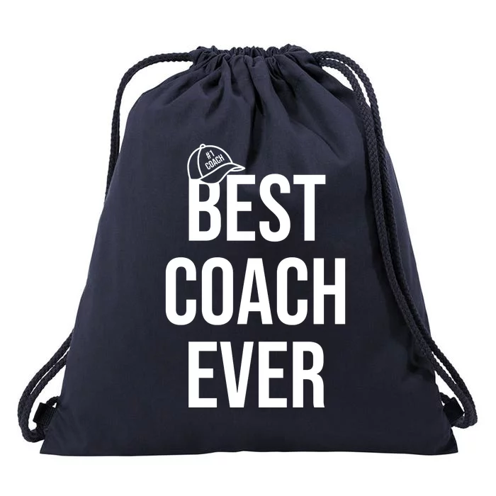 Best Coach Ever Sports Drawstring Bag