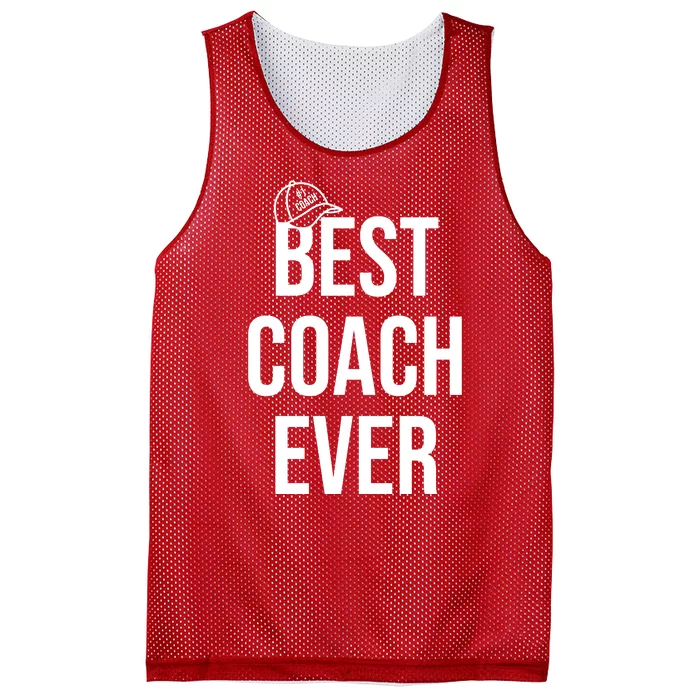 Best Coach Ever Sports Mesh Reversible Basketball Jersey Tank