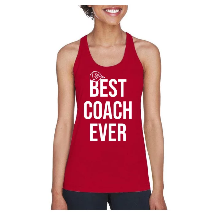 Best Coach Ever Sports Women's Racerback Tank