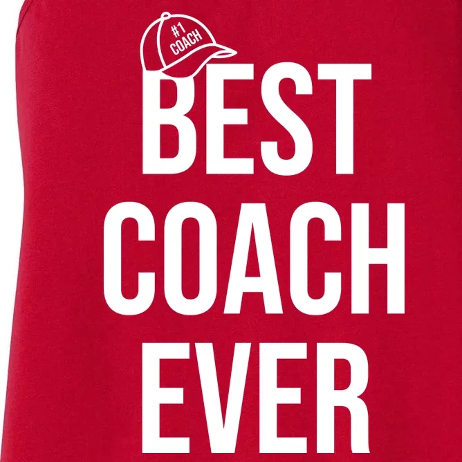 Best Coach Ever Sports Women's Racerback Tank