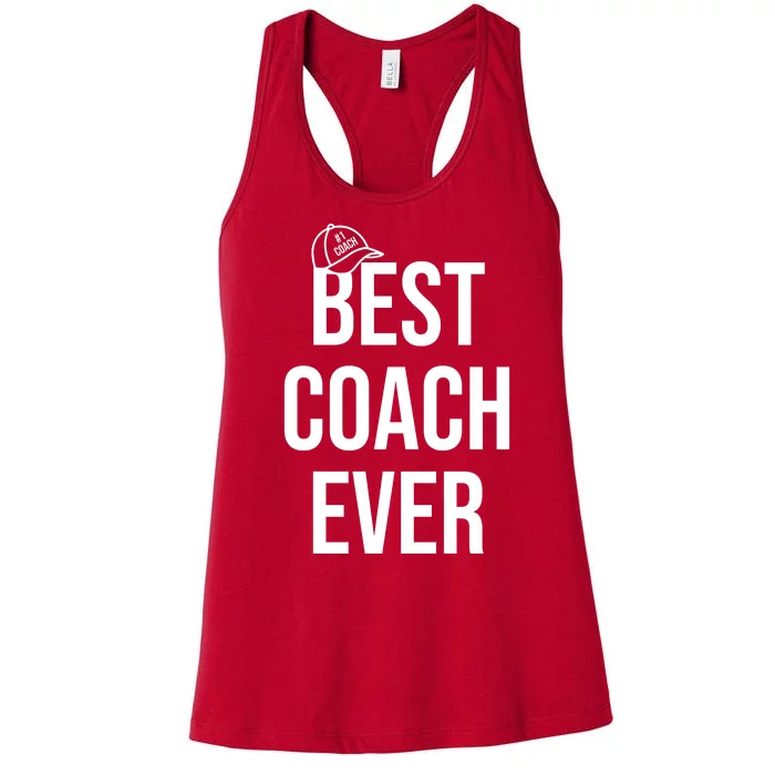 Best Coach Ever Sports Women's Racerback Tank