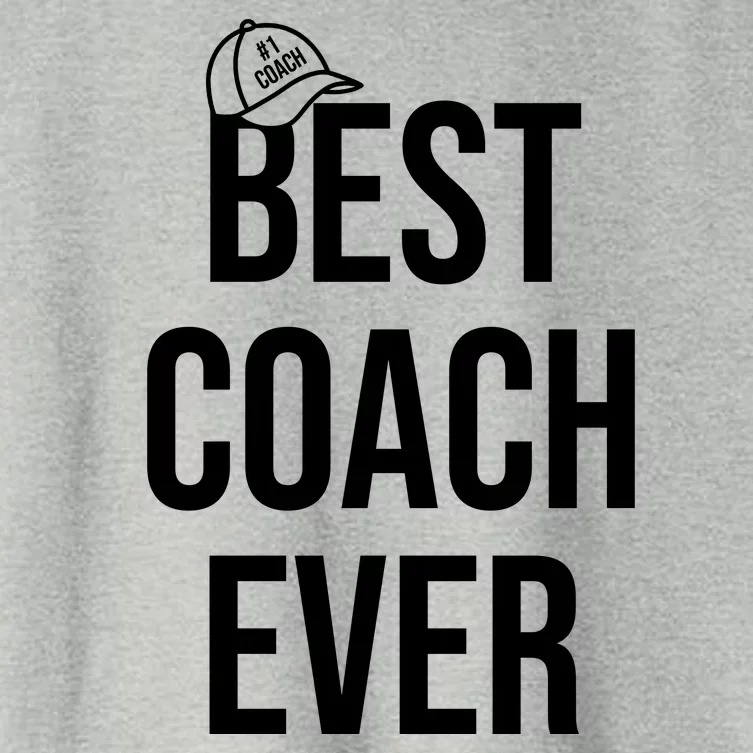 Best Coach Ever Sports Women's Crop Top Tee