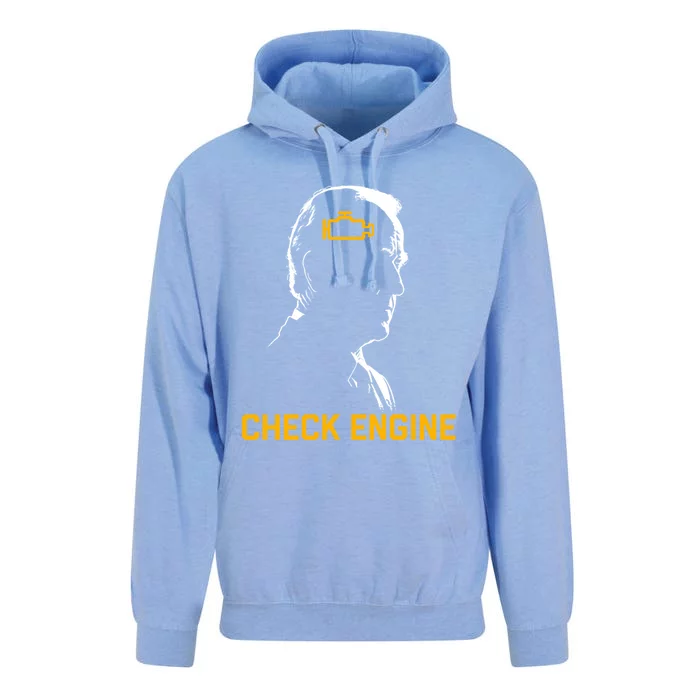 Biden Check Engine Funny Gift Unisex Surf Hoodie