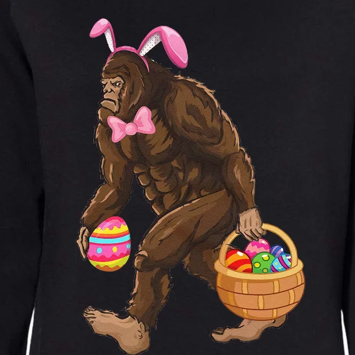 Bigfoot Carring Eggs Easter Bigfoot Easter Costume Womens California Wash Sweatshirt