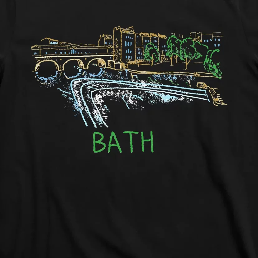 Bath City England Uk Souvenir Gift T-Shirt