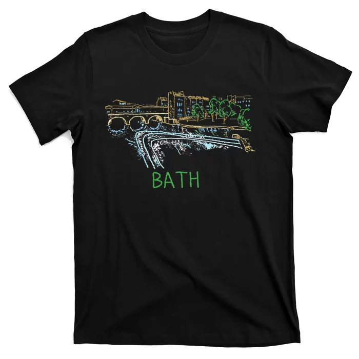 Bath City England Uk Souvenir Gift T-Shirt