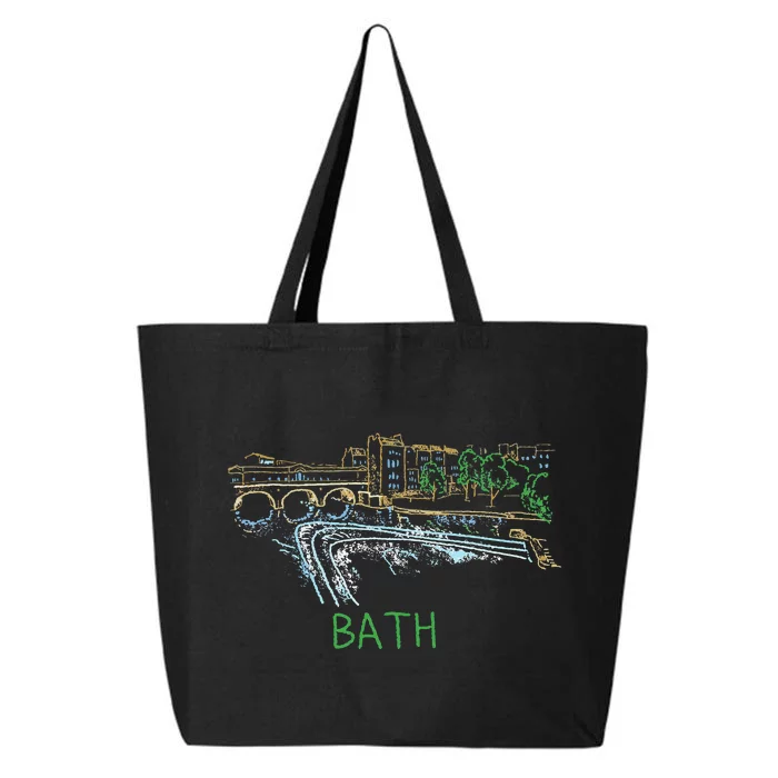 Bath City England Uk Souvenir Gift 25L Jumbo Tote