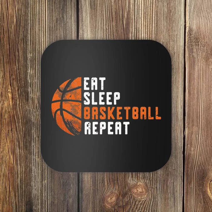 Basketball Coach Eat Sleep Basketball Repeat Basketball Coaster