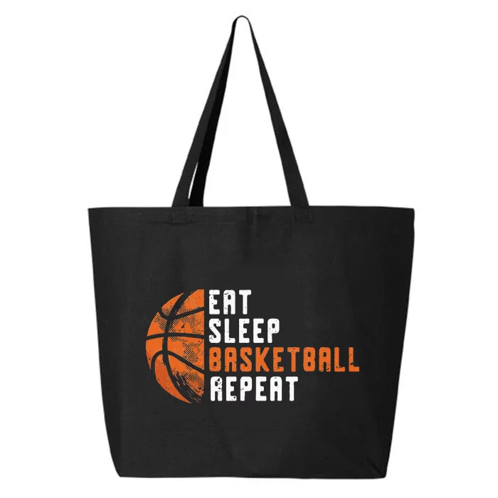 Basketball Coach Eat Sleep Basketball Repeat Basketball 25L Jumbo Tote